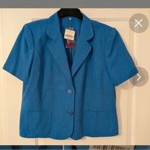 Edinburgh Wollen Mill Short Sleeve Blazer Size 10